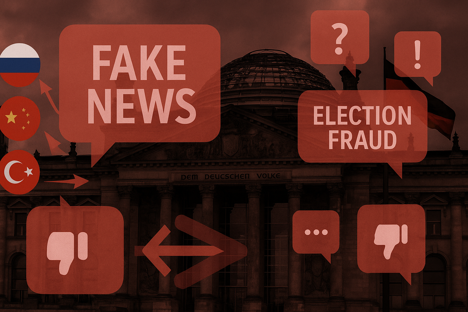 GDIの2025年6月レポート「State of Disinformation: Germany」を紹介。AfDやBSW、Reichsbürgerの動向、中国・ロシア・トルコの影響工作、記者への暴力や36億PVにのぼる偽情報サイト利用など具体事例を整理。