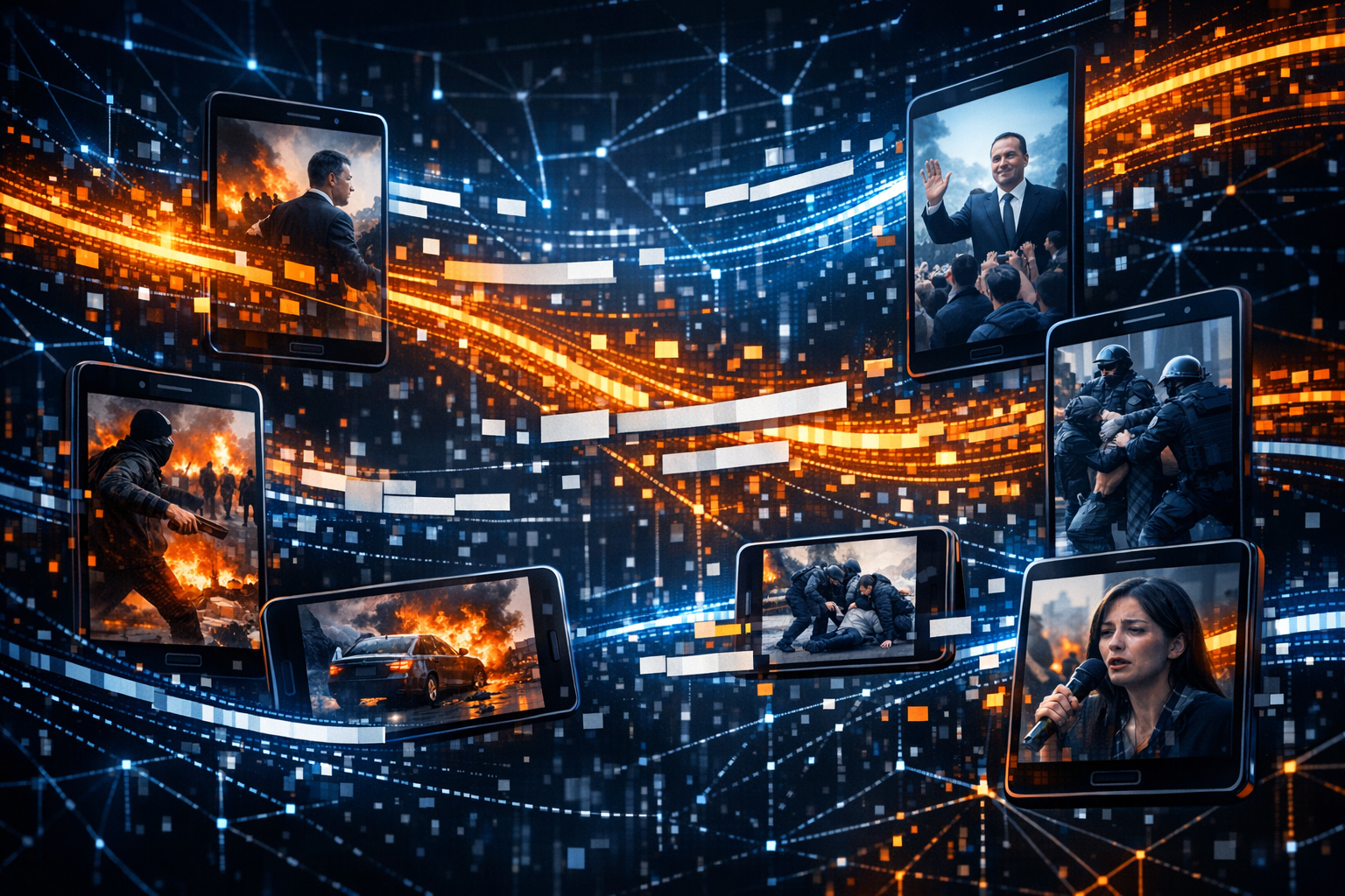 WEF Global Risks Report 2026：偽情報リスクが第2位に急浮上——ニュース信頼40%、deepfakes選挙介入、AIとの相互強化