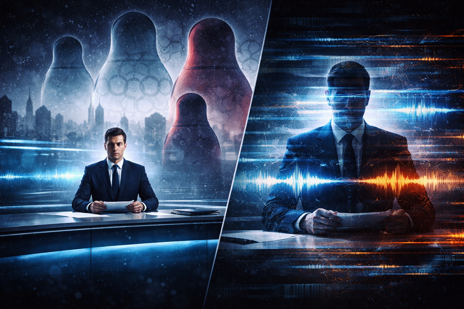 Matryoshkaのオリンピック偽情報作戦：NewsGuardが記録したAI音声偽装と28件の虚偽報道